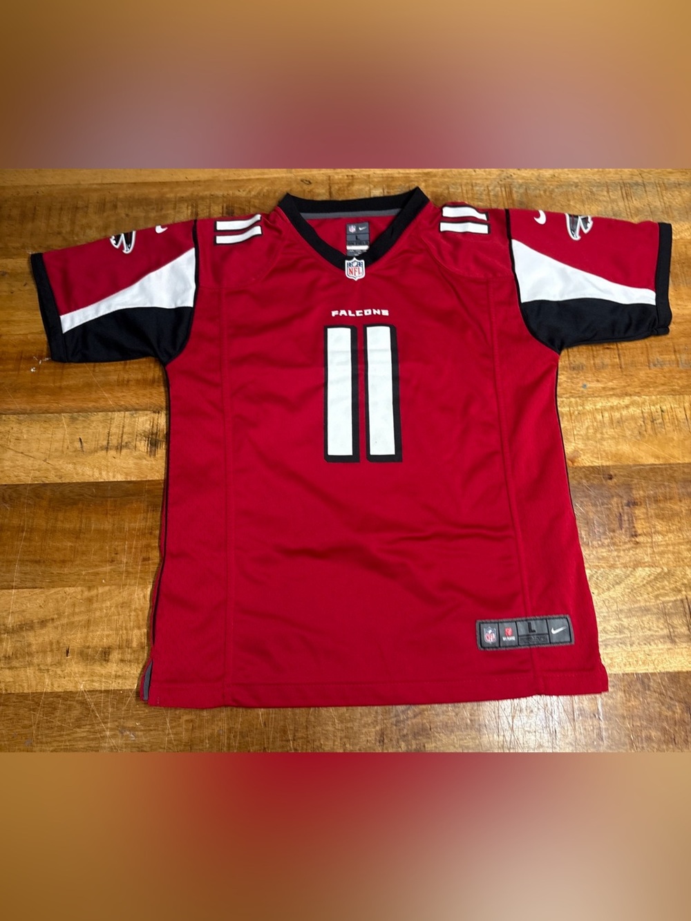 Atlanta Falcons Julio Jones #11 Nike Jersey Youth Large Red Home